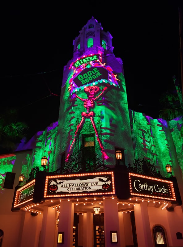 Oogie Boogie Bash Review and Tips Food at Disneyland