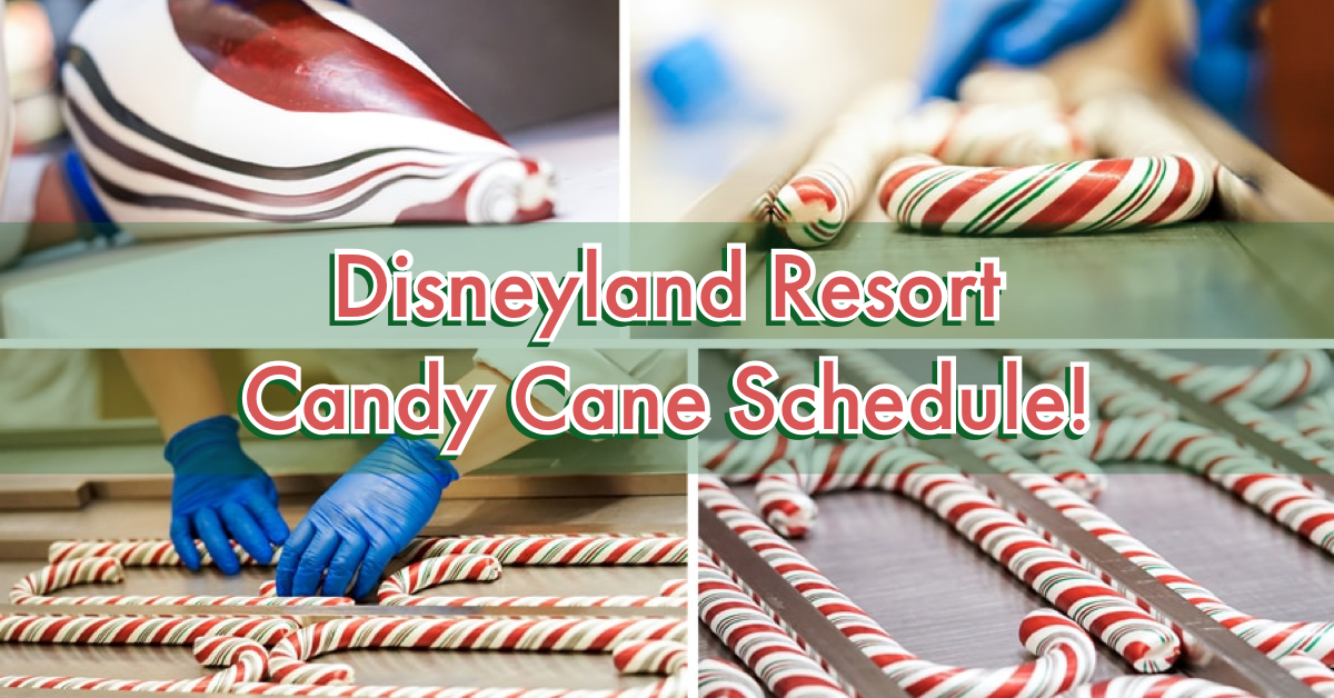 Disneyland Candy Canes Return 2021 Schedule Food at Disneyland