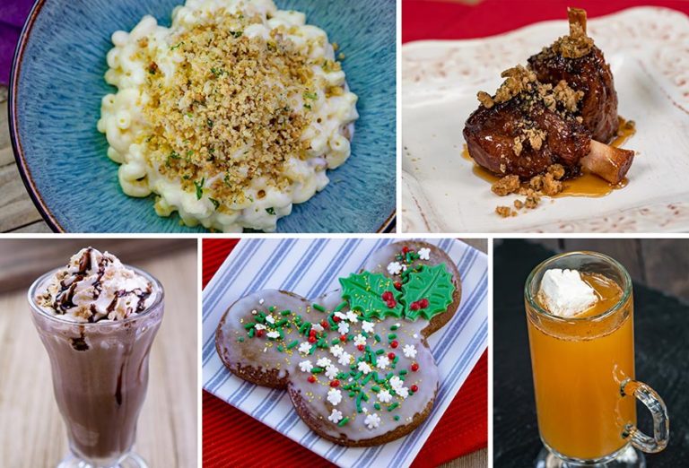 DCA Festival of Holidays Foodie Guide Food at Disneyland