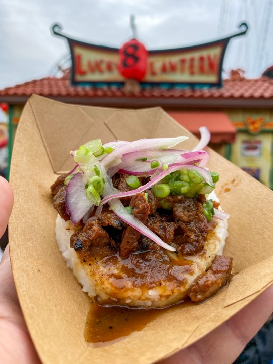 Review Smoked Beef Bulgogi Short Rib From Lucky 8 Lantern Lunar New Year Food At Disneyland