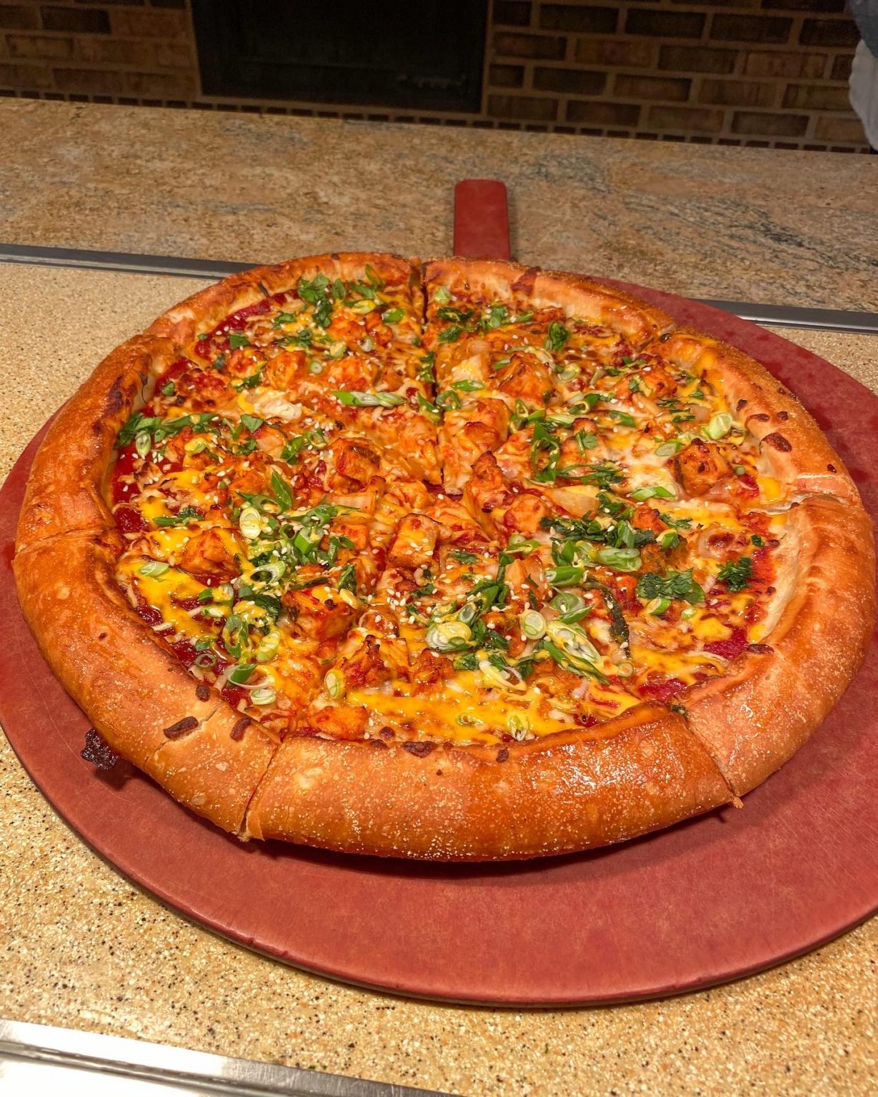 Review: Korean Chicken Pizza From Boardwalk Pizza &amp; Pasta in DCA - Food