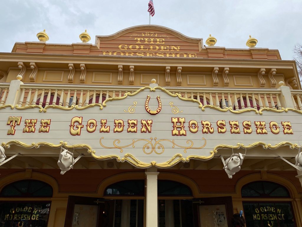 The Golden Horseshoe Food at Disneyland