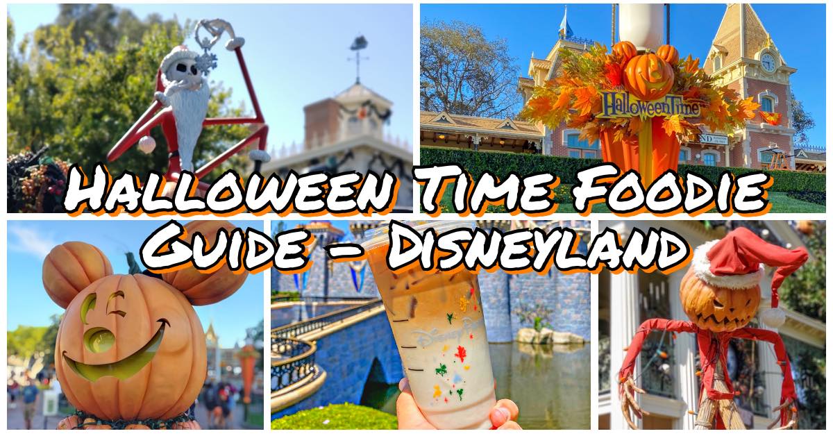 Halloween Time Foodie Guide Disneyland Food at Disneyland