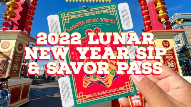 2022 Lunar New Year Sip and Savor Pass - Food at Disneyland